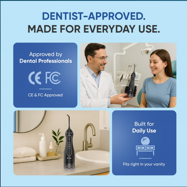 Jetly Midnight Black – High-Performance Oral Irrigator - Image 5