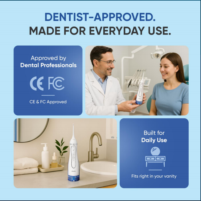 Jetly Pure White – Cordless Oral Irrigator - Image 4